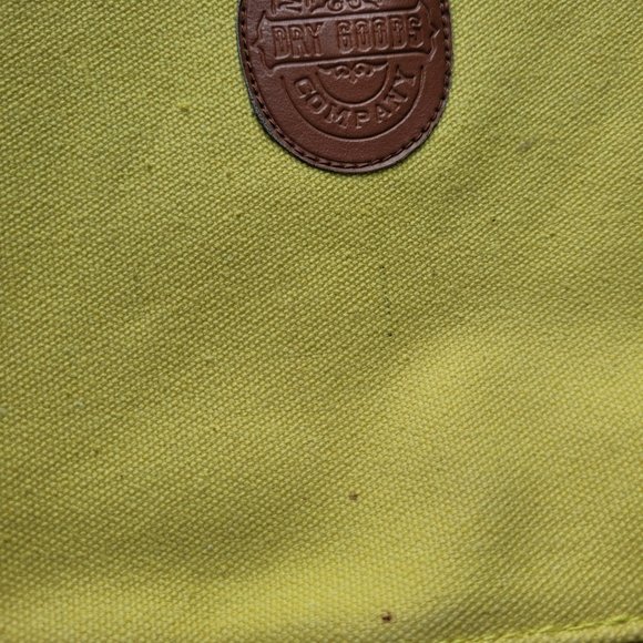 Vintage 1980s Bright Yellow Canvas Shoulder Bag - Picture 12 of 13